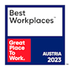 Best Workplace Austria 2023 - X-Small | Great Place To Work (TM)