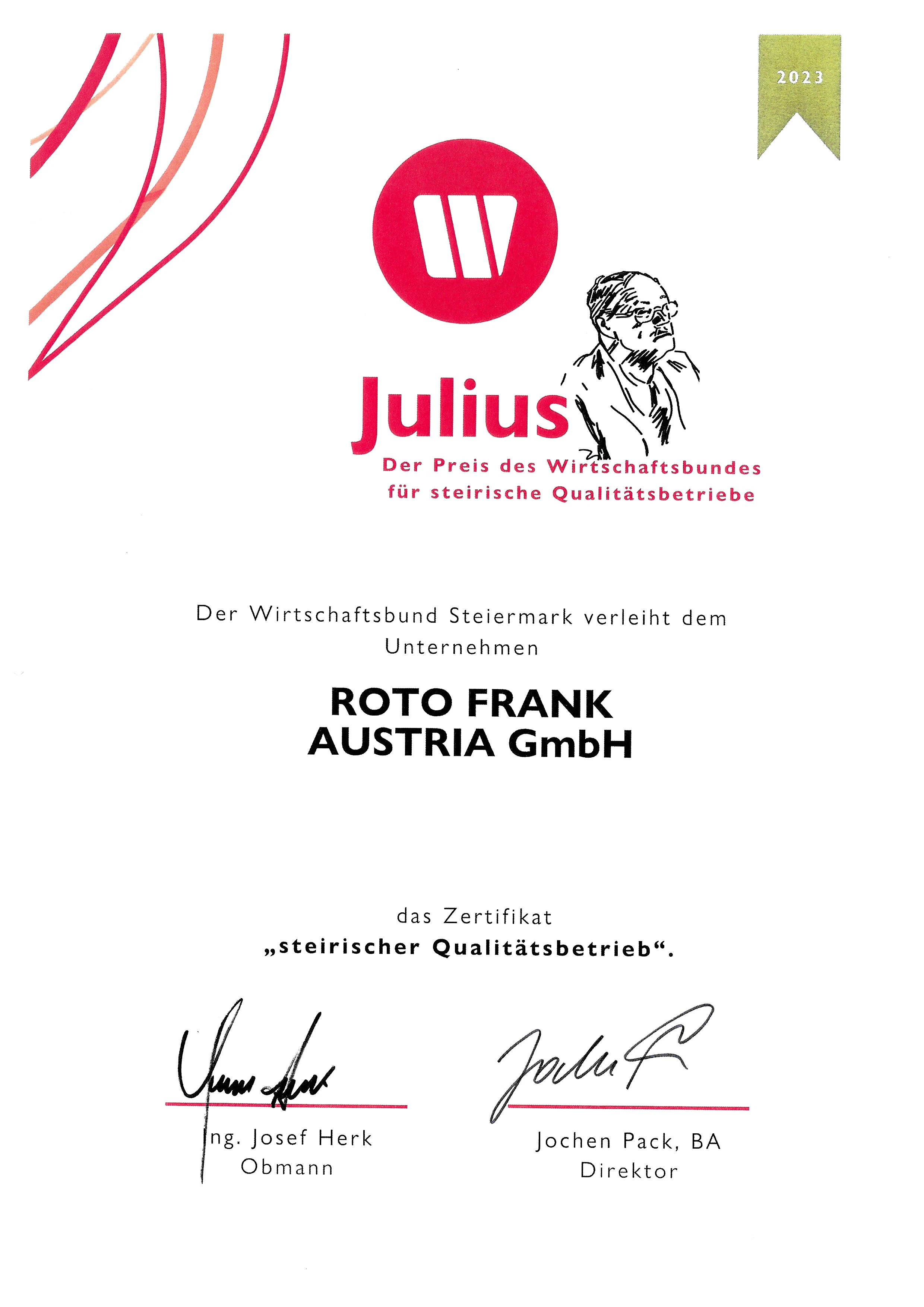 Julius Raab Award