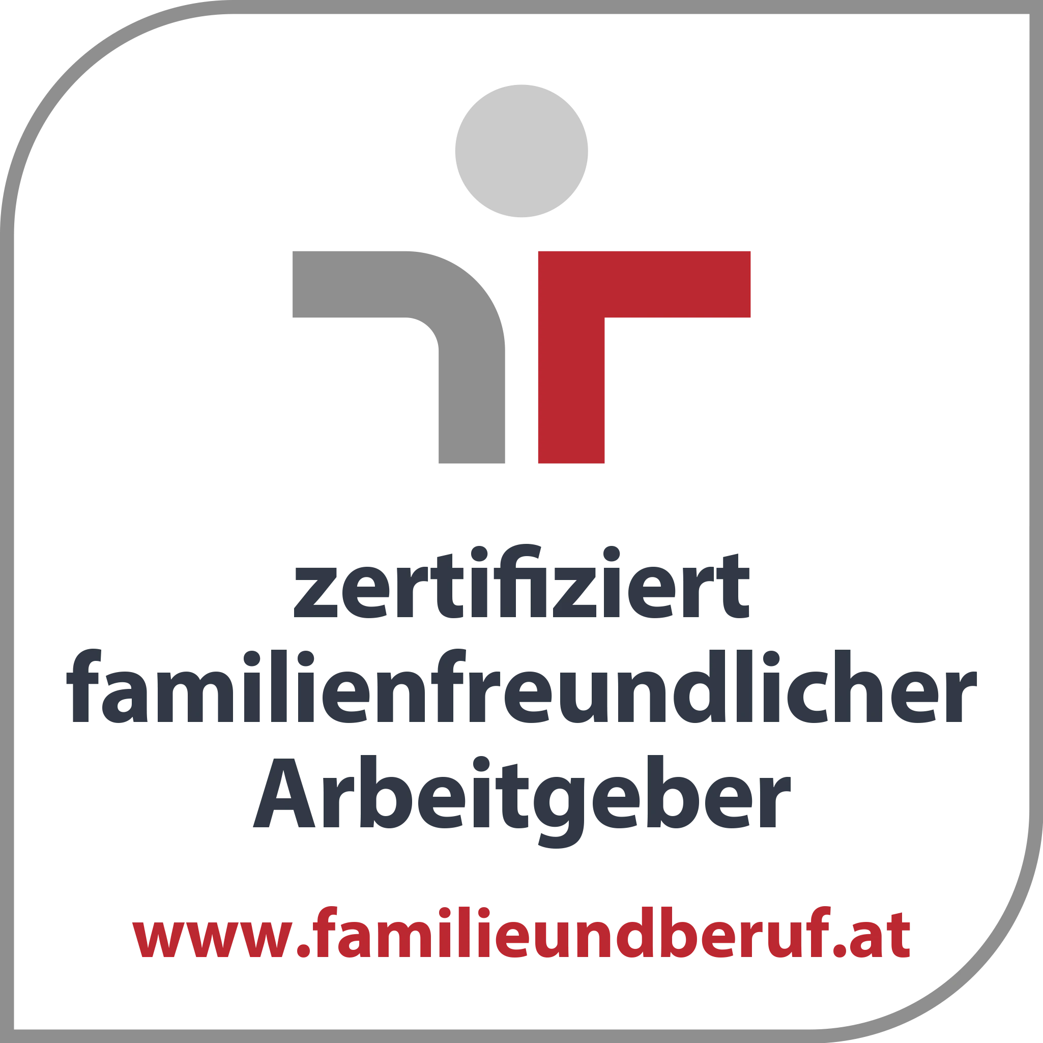 Zertifiziert familienfreundlicher Arbeitgeber