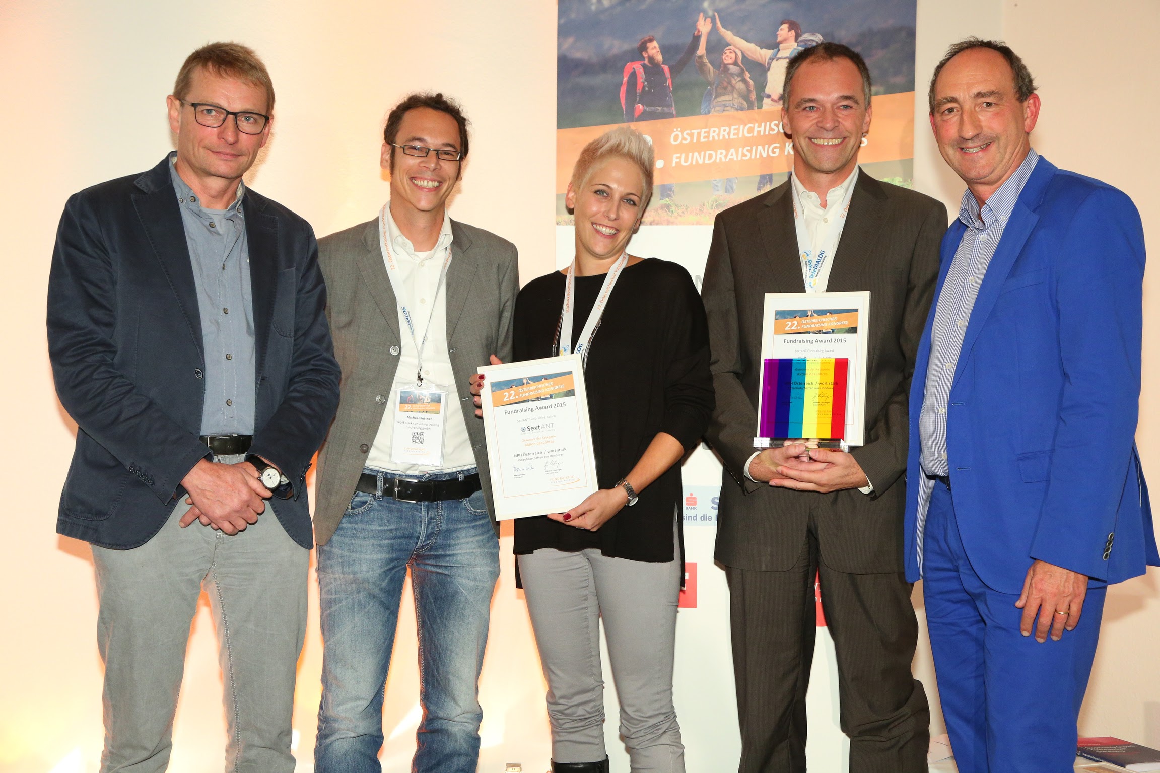 Fundraising Award 2015 - in der Kategorie „Aktion des Jahres“
