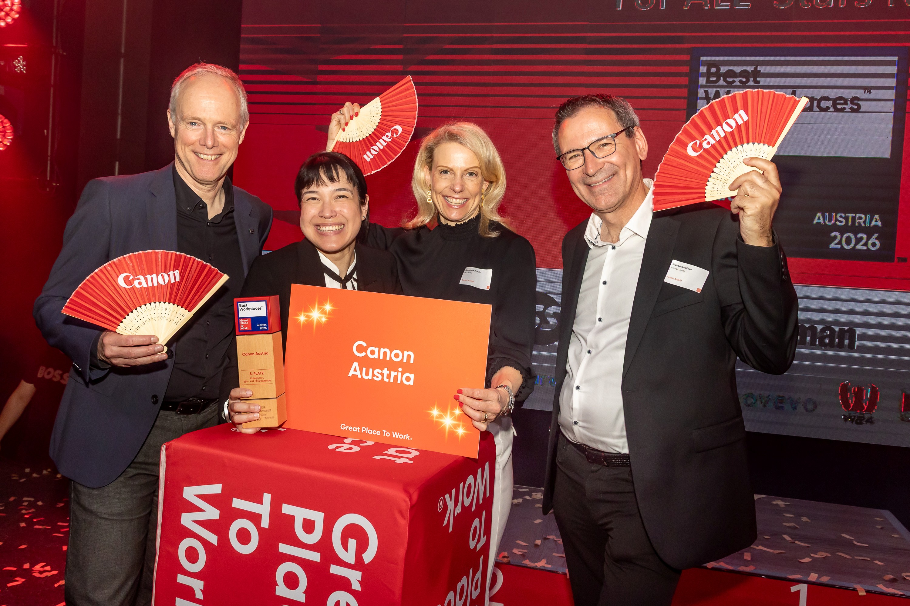 Canon Great Place to Work Award