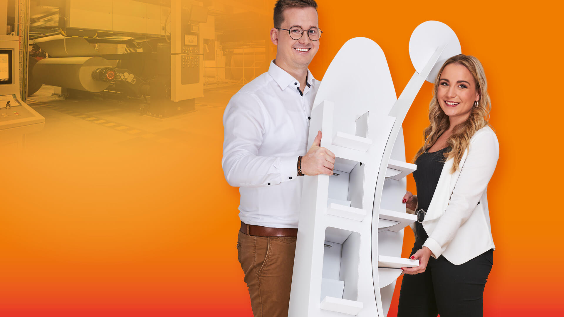 Alena und Daniel sagen Hallo