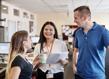 Spaß bei der Arbeit