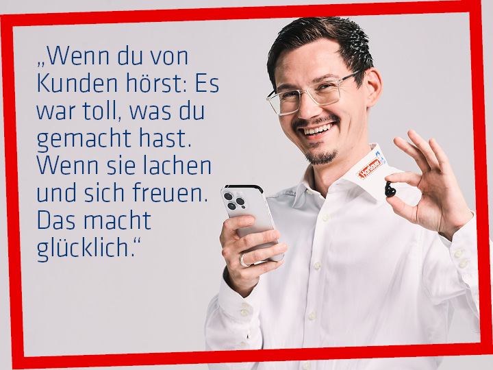 Ein Vollblutlöwe bei der Arbeit