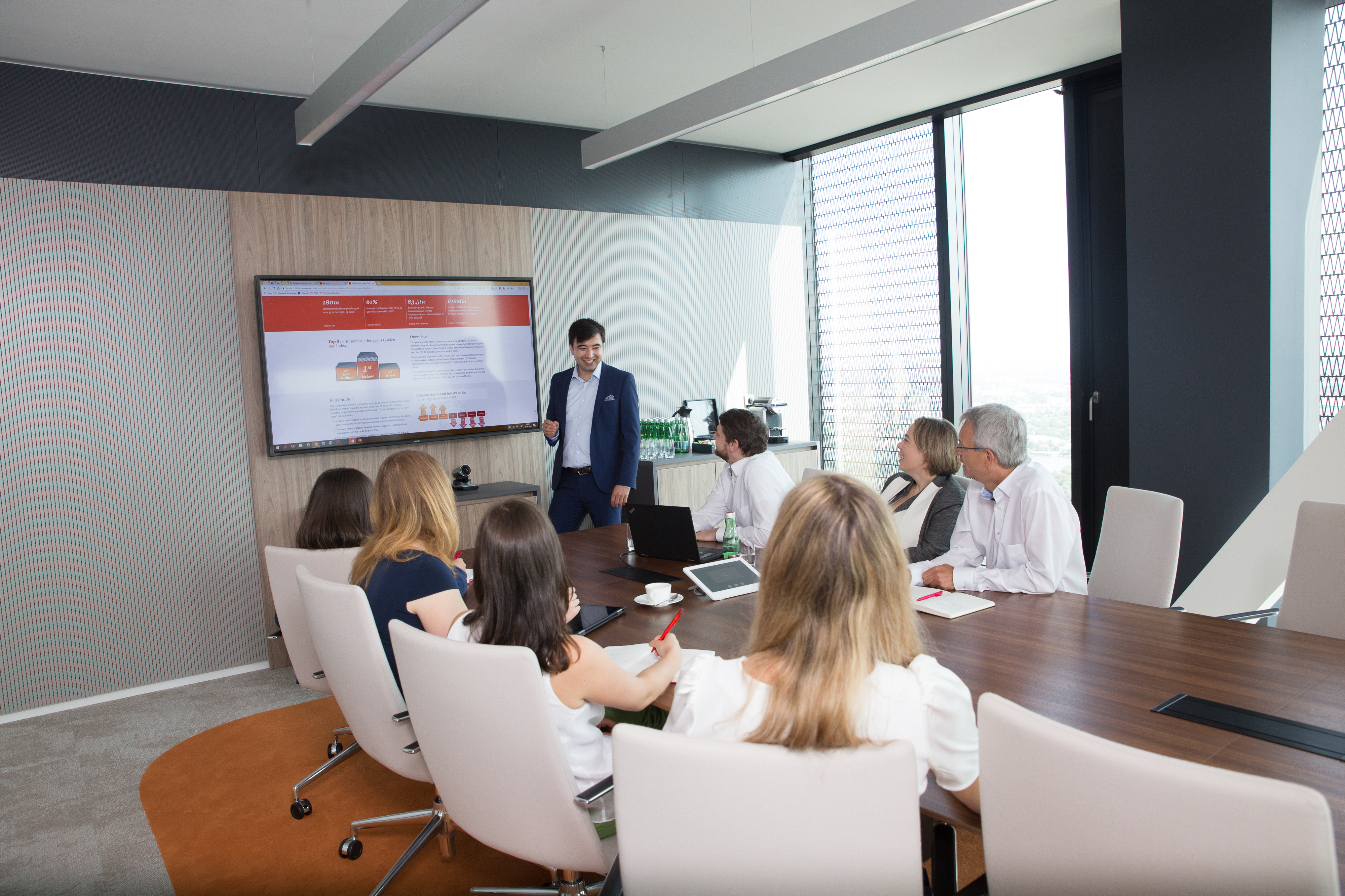 Meeting in der Konferenzebene