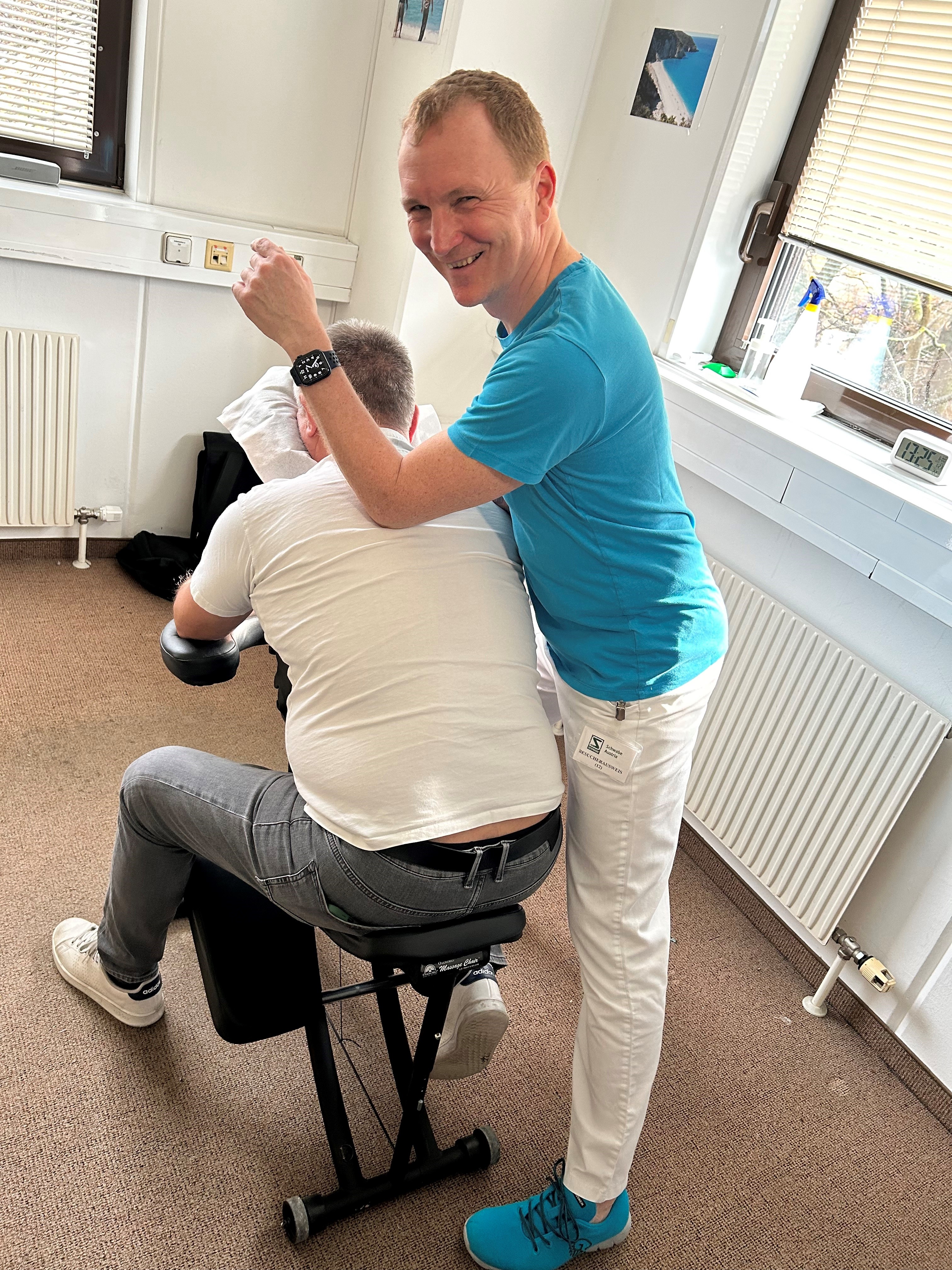 Shiatsu Massage im Haus
