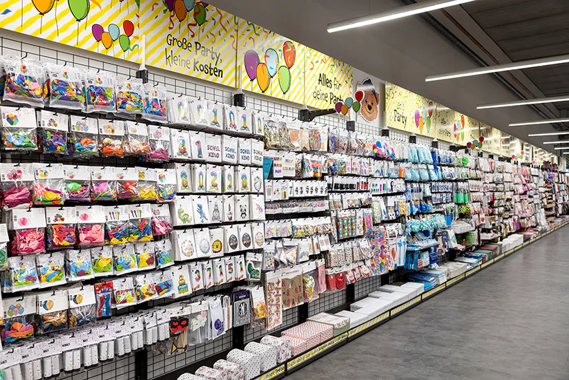 Einblick in eine TEDi-Filiale Einblick in eine TEDi-Filiale