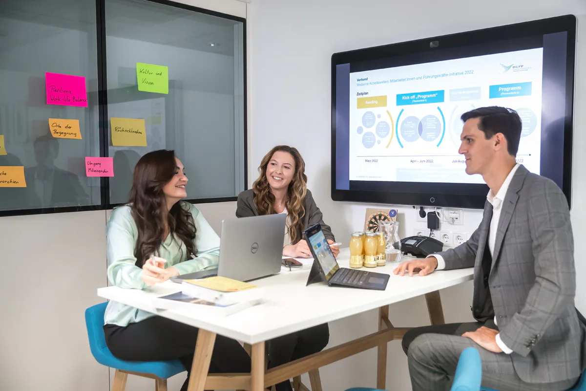 Team-Besprechung bei VERBUND Team-Besprechung bei VERBUND