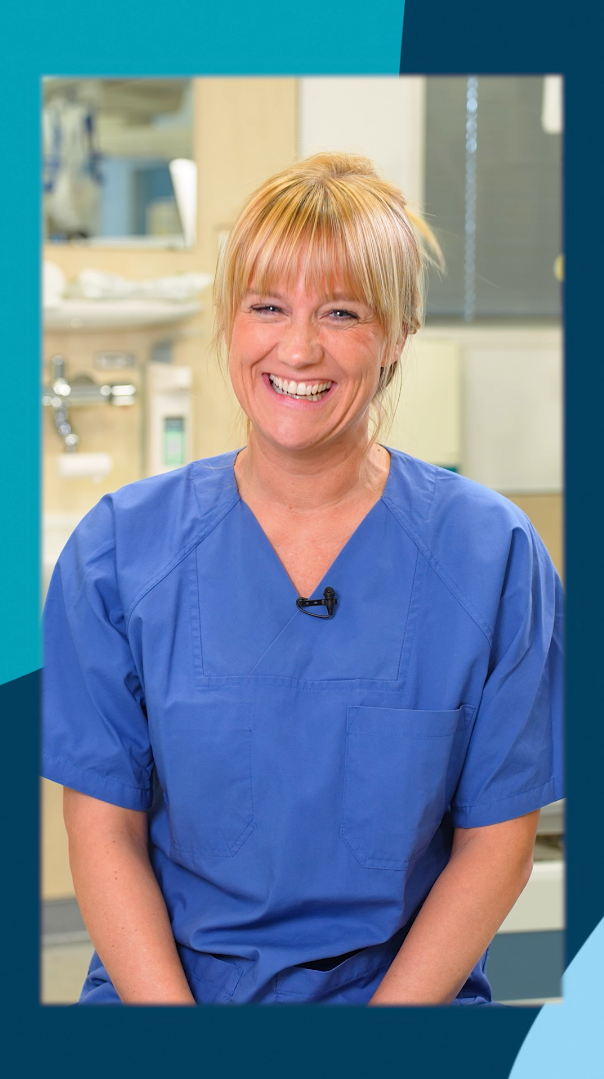 Diana Pflegefachfrau auf der Intensivstation im Klinikum EvB in Potsdam