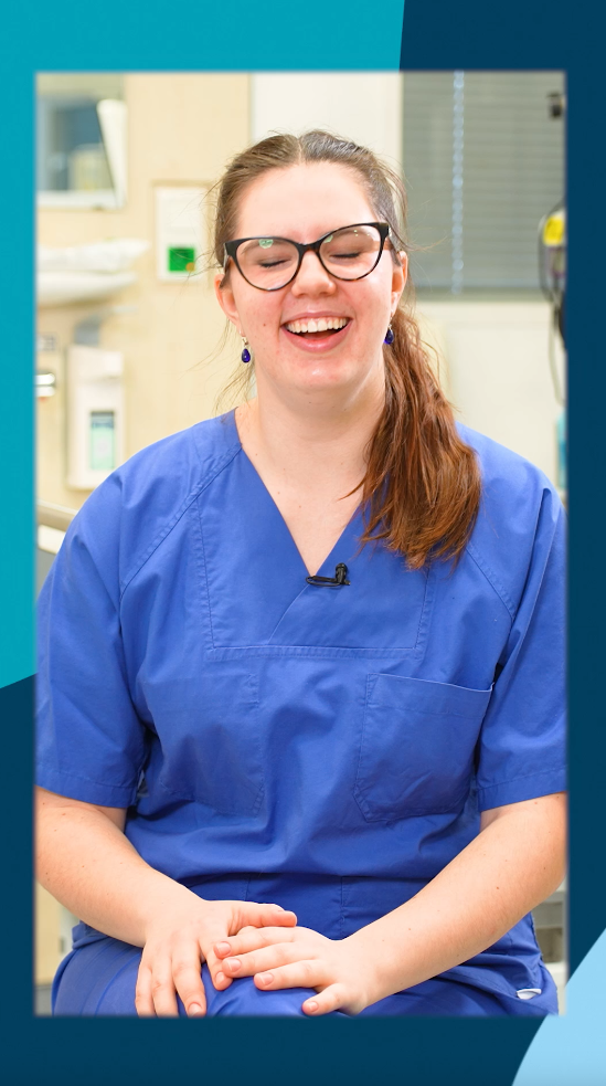 Sofia Azubi Pflegefachfrau - Intensivstation Klinikum EvB Potsdam