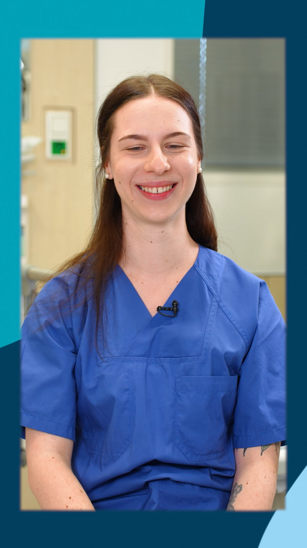 Lisa Marie Gesundheits- & Krankenpflegerin auf der Intensivstation im Klinikum EvB Potsdam