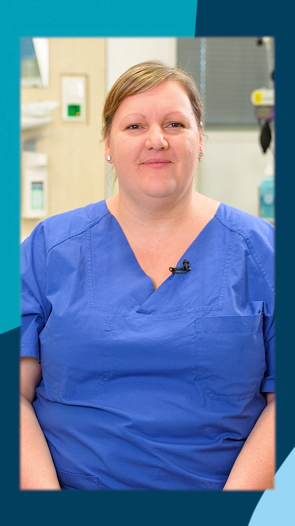 Manuela Pflegefachfrau auf der Intensivstation im Klinikum EvB Potsdam